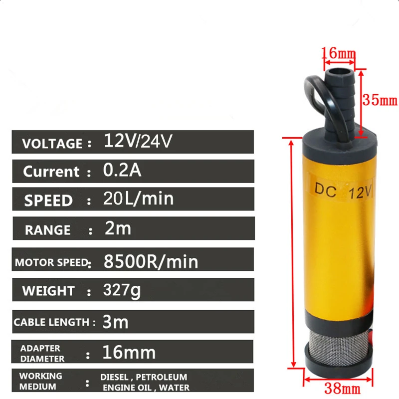 Mini Dalgıç Dizel Yakıt Transf - Mini Peristaltic Pump 12V incelemesi ve fiyatı