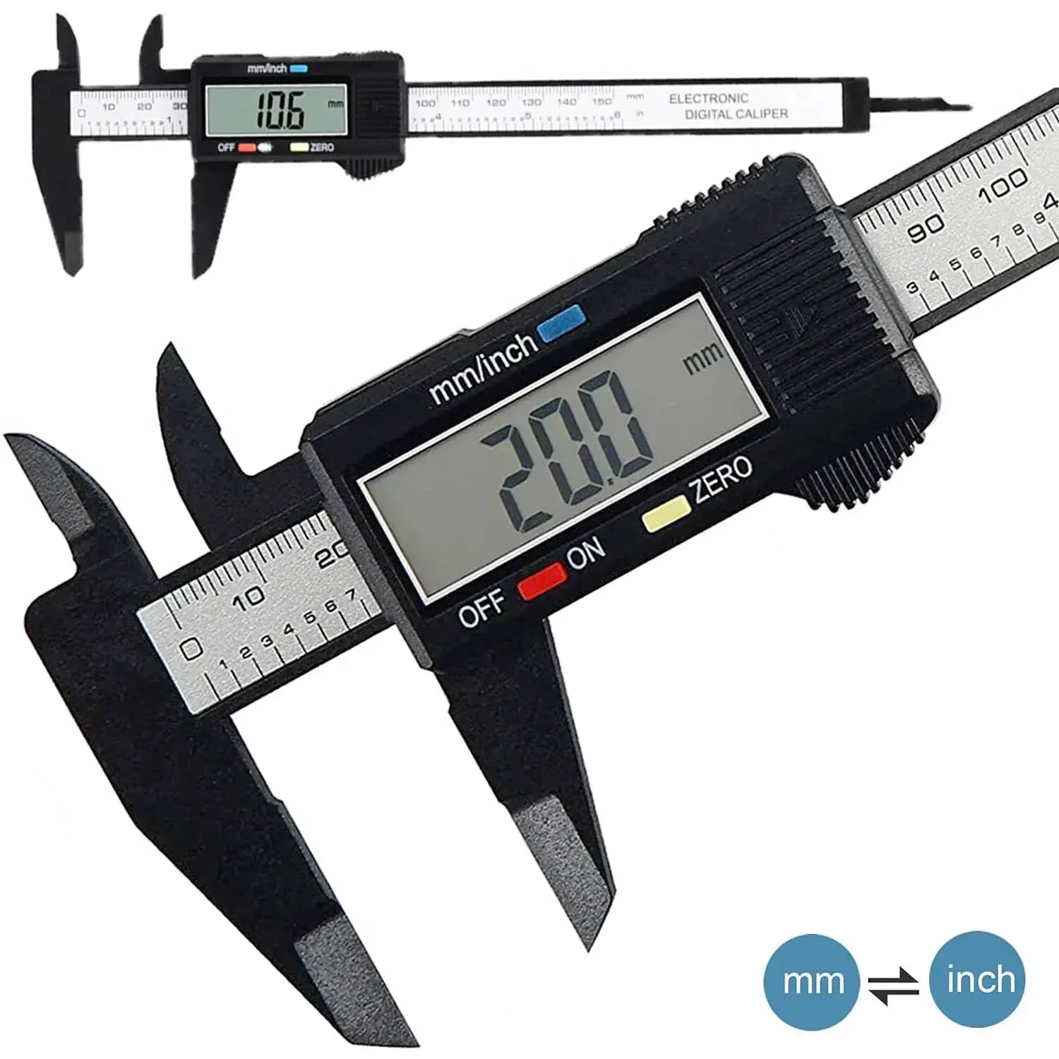 Karbon Fiber Dijital Kumpas 15 - Digital Caliper 150Mm Stainless Steel incelemesi ve fiyatı